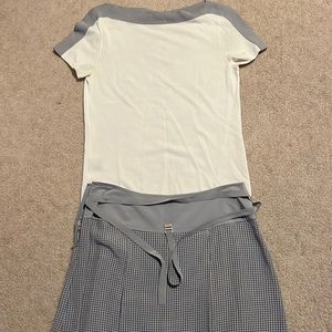 Calvin Klein top and skirt set